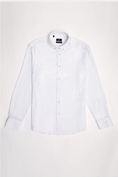 AKELA MAN LINEN SHIRT - WHTE - SMILE (1)