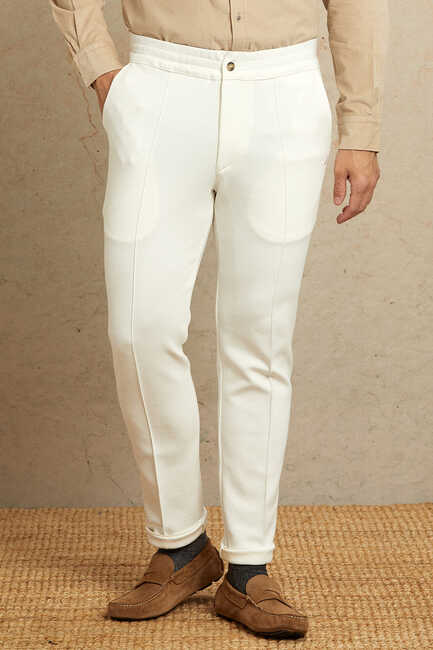 Off White Sweat Trousers Kırık Beyaz