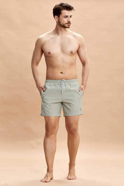 Khaki Swim Shorts