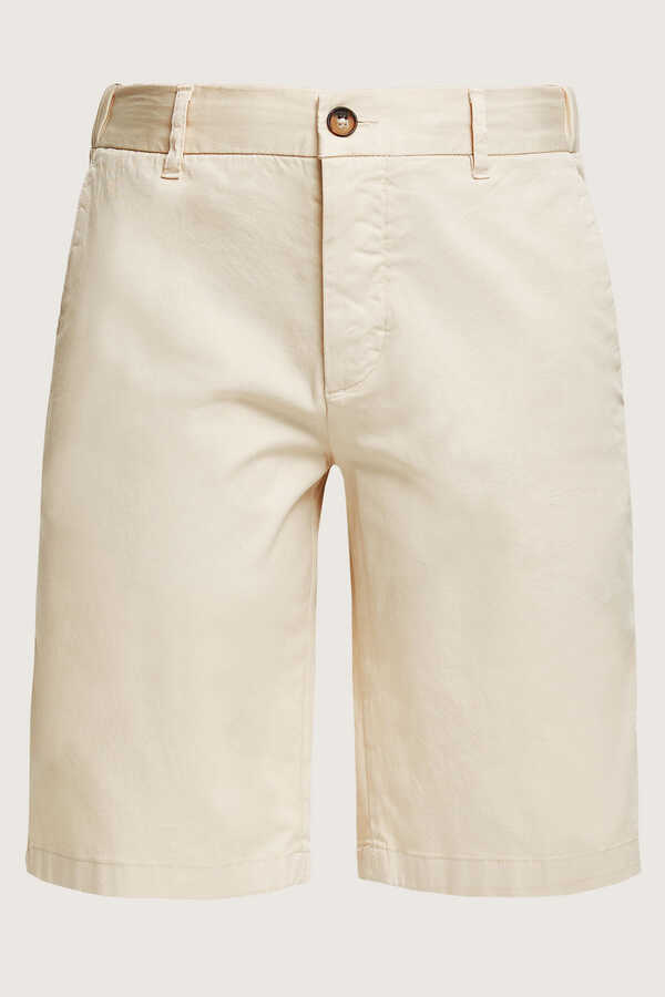 ALTEANO BERMUDA SHORTS - BEIGE - 2