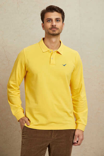 SMILE - ARENDAL POLO YAKA SWEATSHIRT - SARI