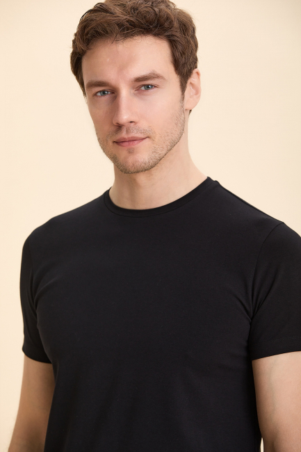 Black Basic T-Shirt Black