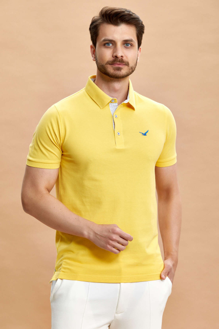 Sarı Polo Tişört Yellow