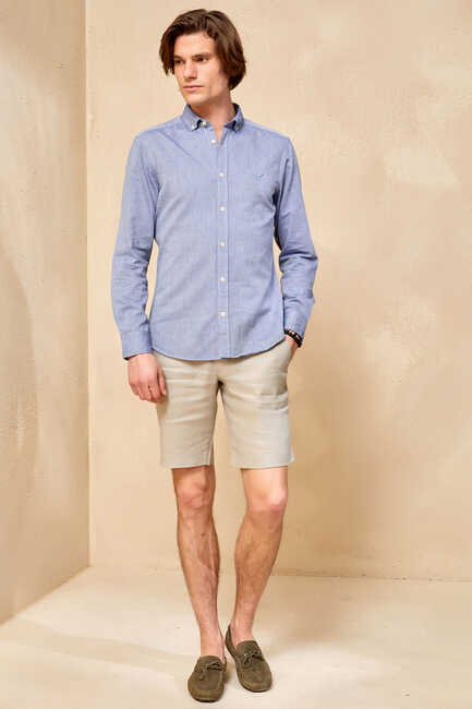 BAYPORT OXFORD SHIRT - DARK BLUE - Thumbnail