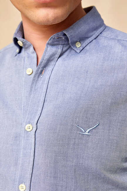 BAYPORT OXFORD SHIRT - DARK BLUE - Thumbnail