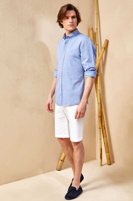 BAYPORT OXFORD SHIRT - LIGHT BLUE - Thumbnail