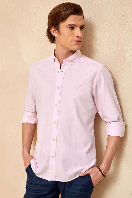 BAYPORT OXFORD SHIRT - PİNK - SMILE