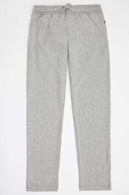 BEAVER SWEAT PANTS - GREY MELANGE - SMILE (1)