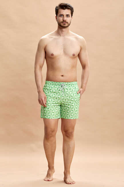 Green Swim Shorts 