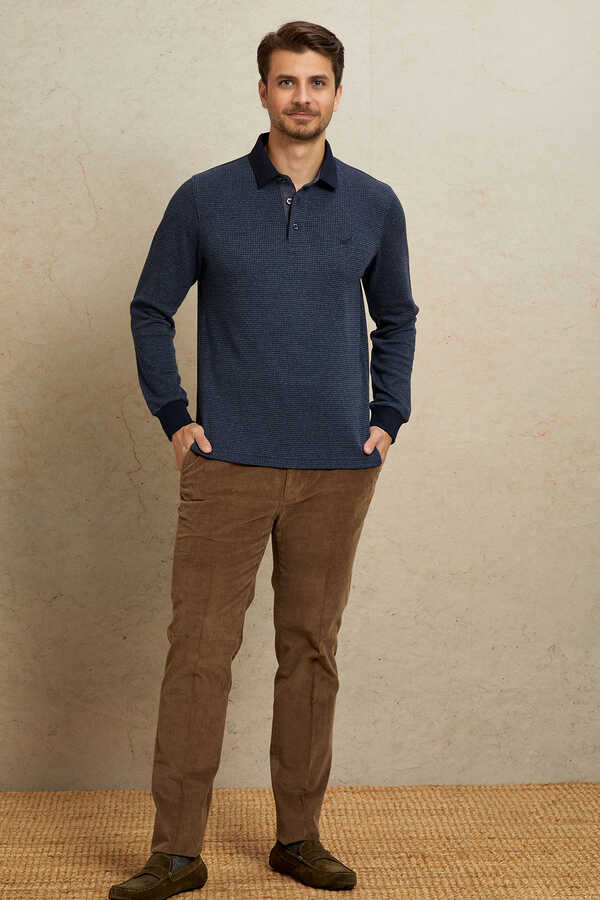 Antrasit Polo Sweatshirt - 3