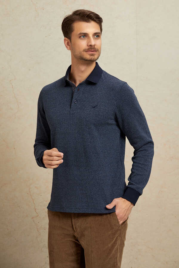 Antrasit Polo Sweatshirt - 4