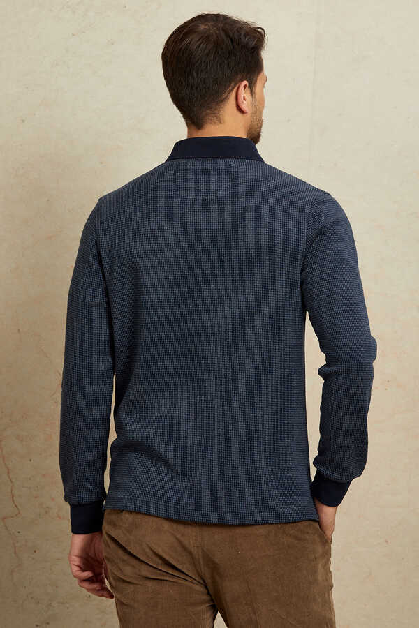 Antrasit Polo Sweatshirt - 7