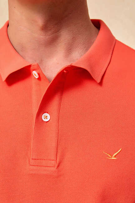 CAYMAN BIG SIZE CORAL MAN POLO T-SHIRT - Thumbnail