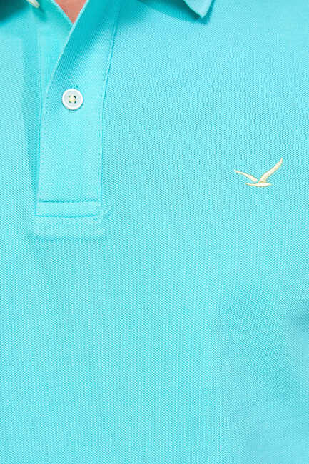 CAYMAN BIG SIZE MINT MAN POLO T-SHIRT - Thumbnail