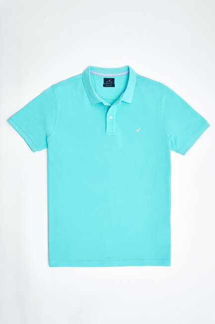 SMILE - CAYMAN BIG SIZE MINT MAN POLO T-SHIRT (1)