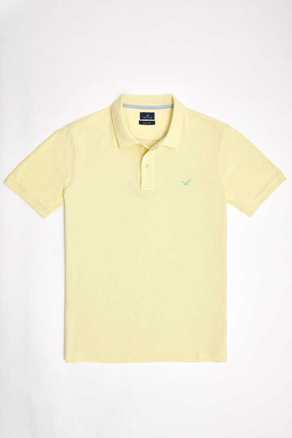 CAYMAN BIG SIZE YELLOW MAN POLO T-SHIRT - 2