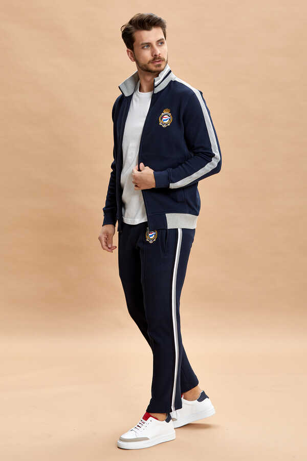 Navy Blue 100% Cotton Sweatshirt (1)