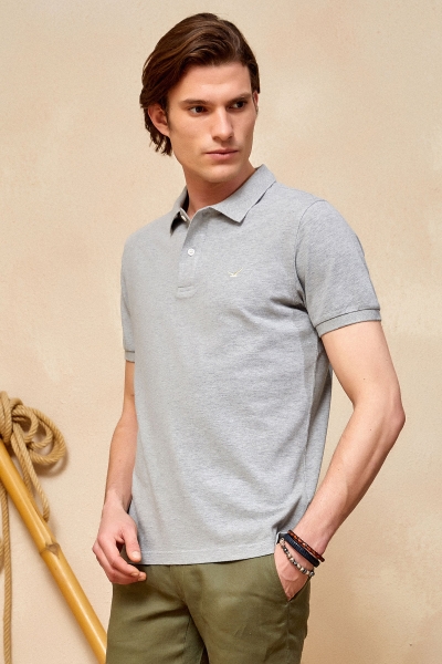 SMILE - CAYMAN POLO GREY MELANGE