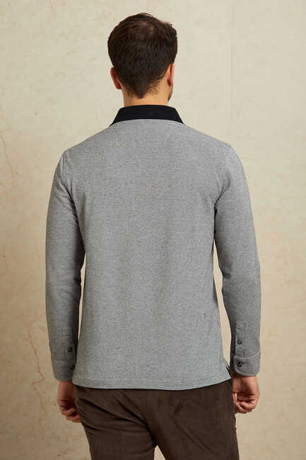 CESONI-PB POLO ERKEK SWEATSHIRT - GRİ - Thumbnail