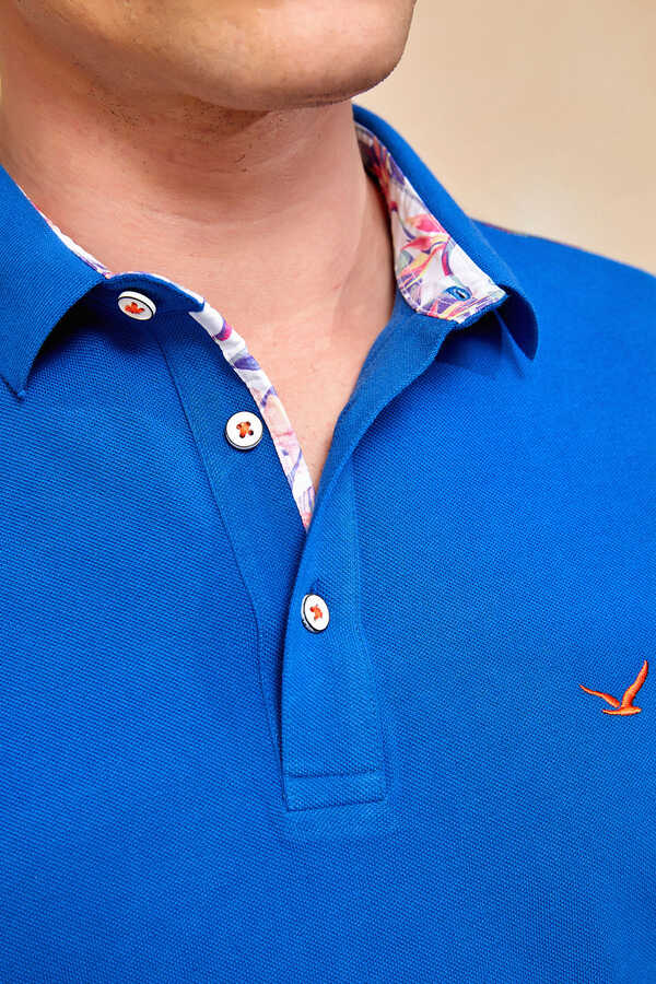 CIELO BIG SIZE SAX MAN POLO T-SHIRT - 3