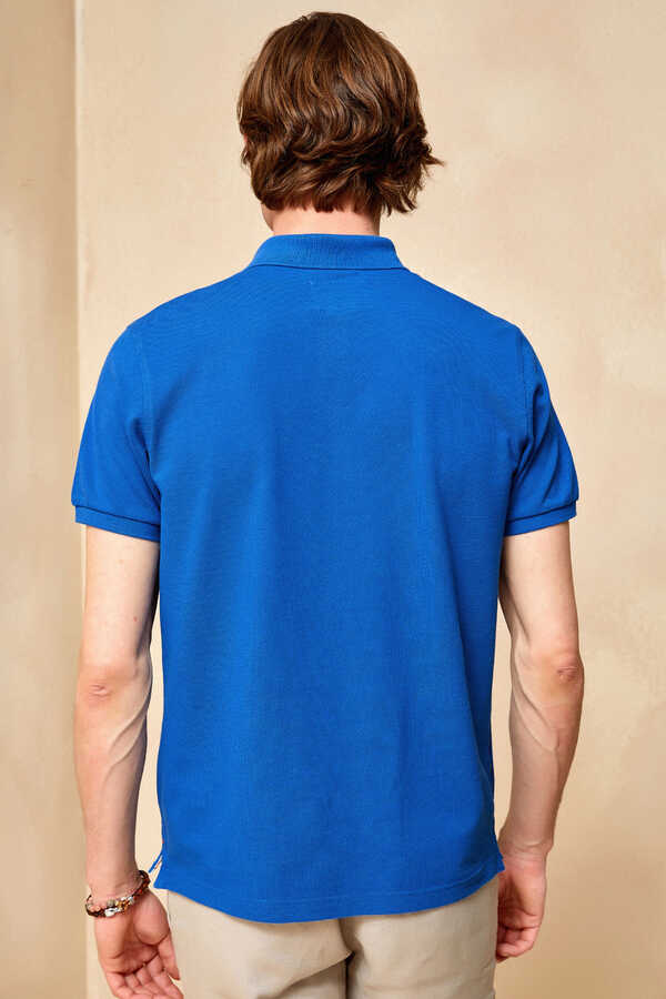 CIELO BIG SIZE SAX MAN POLO T-SHIRT - 7