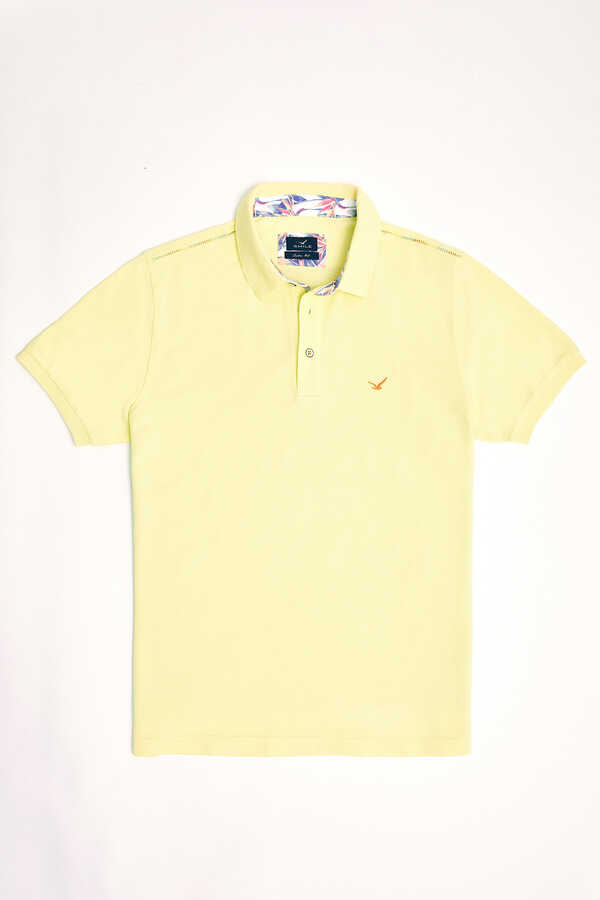 CIELO BIG SIZE YELLOW POLO T-SHIRT - 2