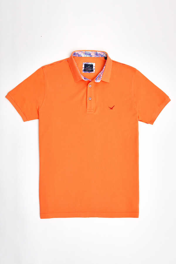 Oranj Büyük Beden Polo Tişört - 2