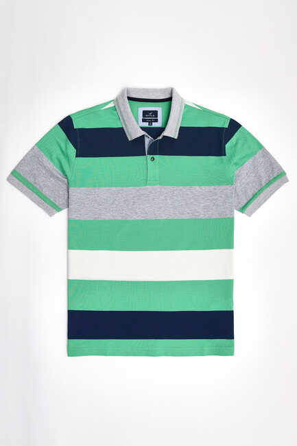 SMILE - CRANE POLO NAVY - GREEN (1)