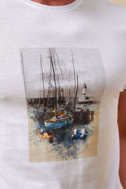 CURACAO MAN T- SHIRT - WHITE - Thumbnail