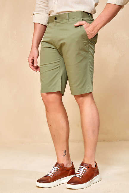 CUSCO BERMUDA SHORTS - GREEN - Thumbnail