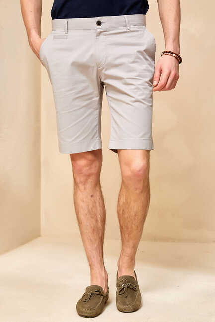 SMILE - CUSCO BERMUDA SHORTS - GREY 