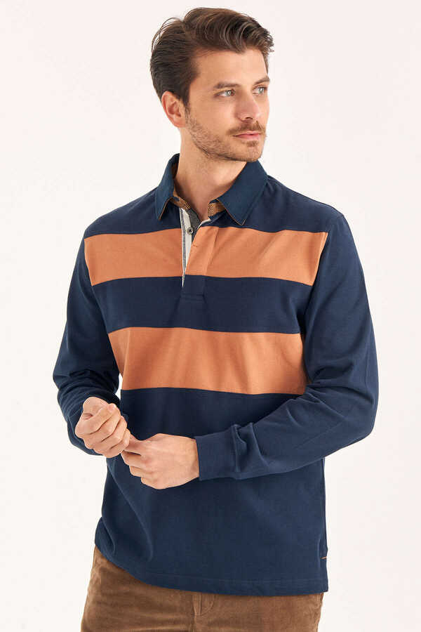 Kiremit Polo Sweatshirt - 2