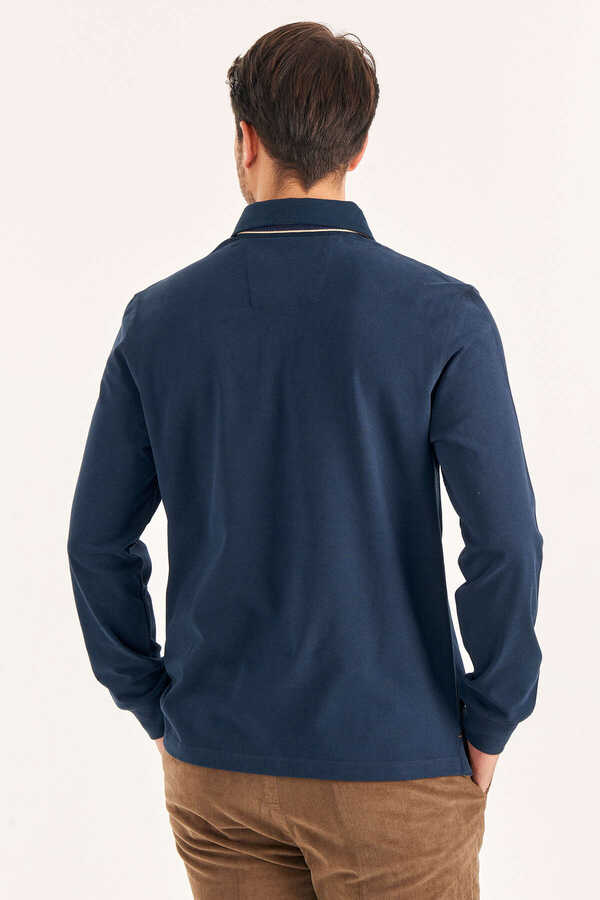 Kiremit Polo Sweatshirt - 5