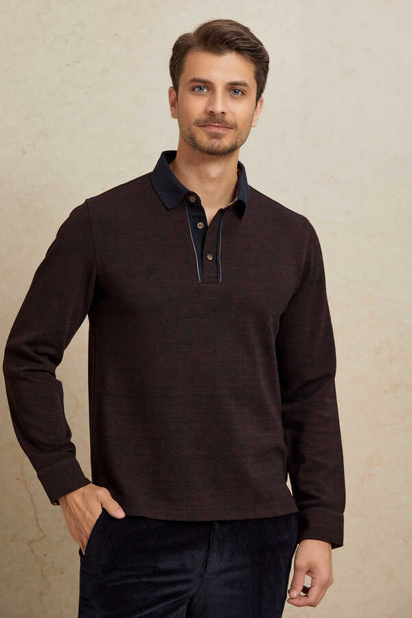 Bordo Polo Sweatshirt - 1