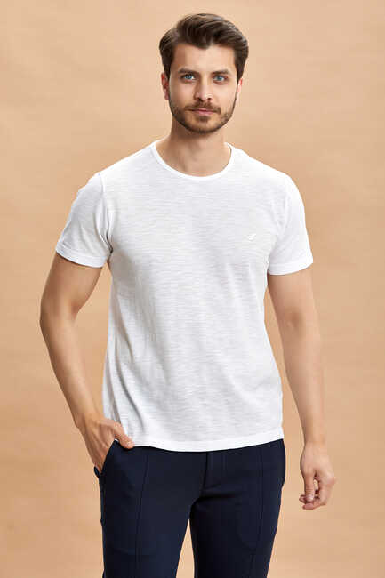 White Cotton T-Shirt 