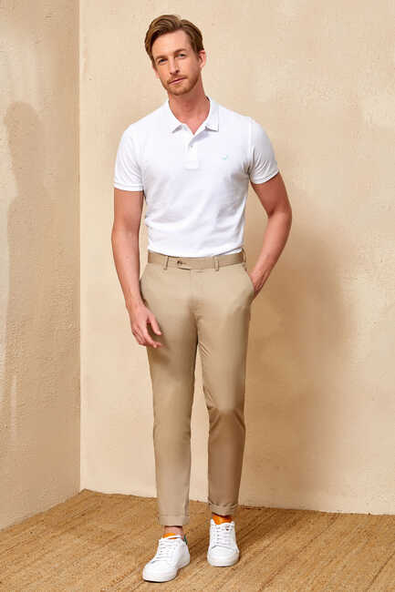 FRANKSFIELD PANTS - BEIGE - Thumbnail