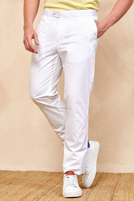 SMILE - FRANKSFIELD PANTS - WHITE