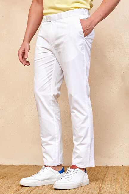 FRANKSFIELD PANTS - WHITE - Thumbnail