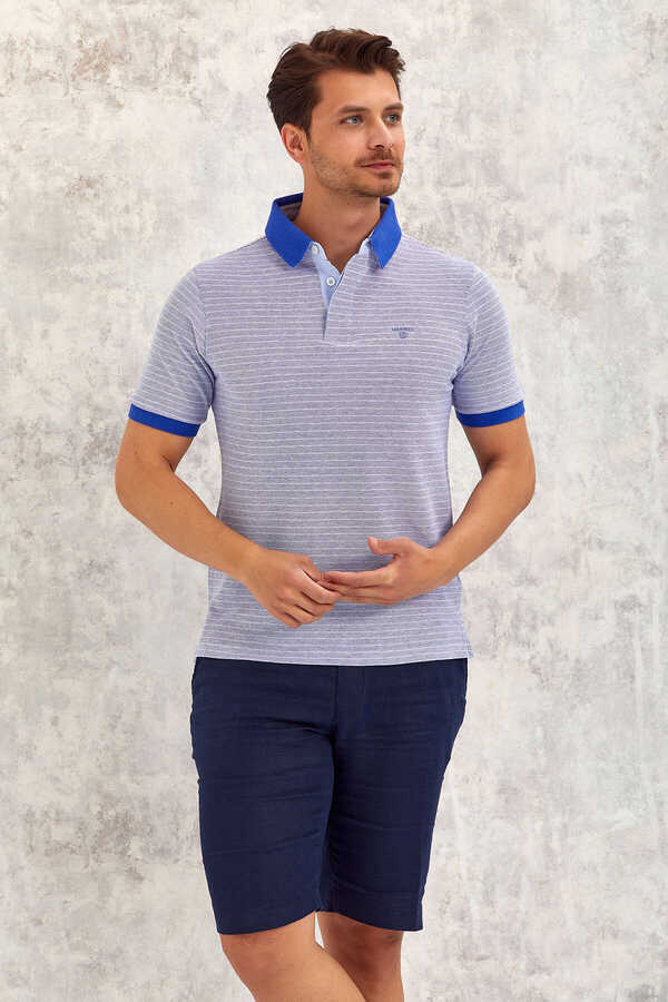 Mavi %100 Pamuk Polo Tişört