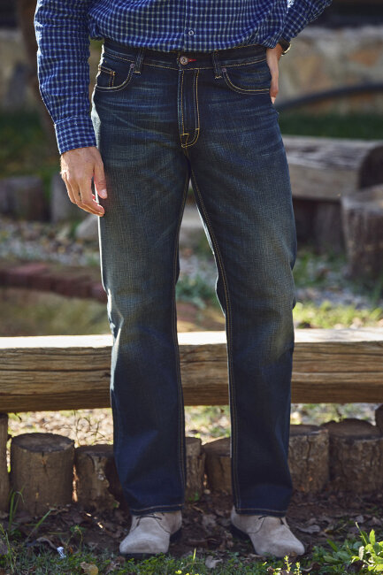 Indigo %100 Pamuk Denim Pantolon Indigo