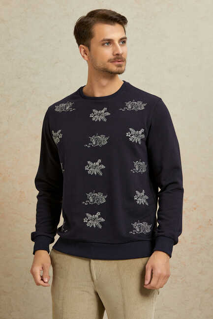 Navy Blue Sweatshirt 