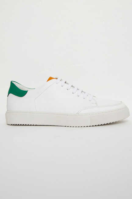 GRENADINES SHOES WHITE- GREEN - SMILE