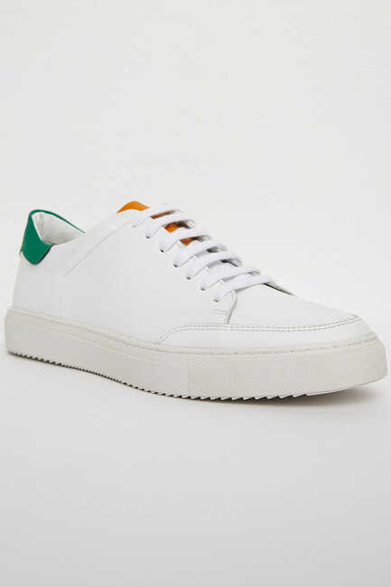 GRENADINES SHOES WHITE- GREEN - SMILE (1)