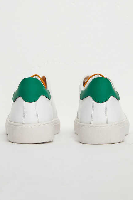 GRENADINES SHOES WHITE- GREEN - Thumbnail