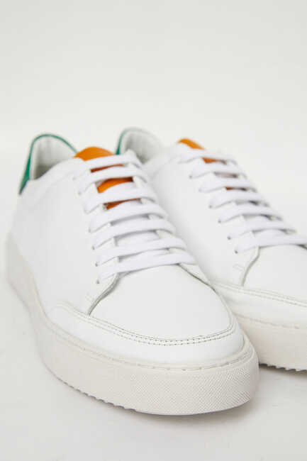 GRENADINES SHOES WHITE- GREEN - Thumbnail