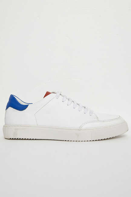 SMILE - GRENADINES SHOES WHITE - ROYAL