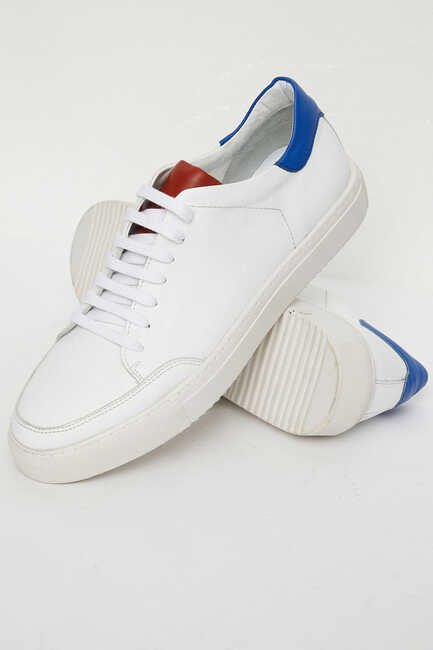 GRENADINES SHOES WHITE - ROYAL - Thumbnail