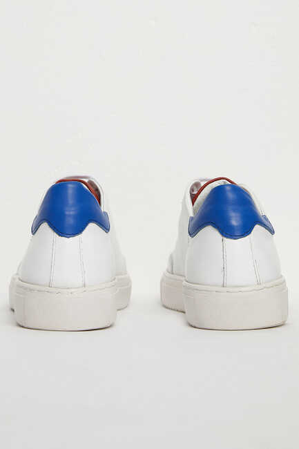 GRENADINES SHOES WHITE - ROYAL - Thumbnail