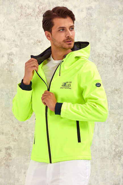 HERAMA ERKEK MONT SOFTSHELL - NEON YEŞİL - Thumbnail