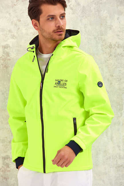 HERAMA ERKEK MONT SOFTSHELL - NEON YEŞİL - Thumbnail